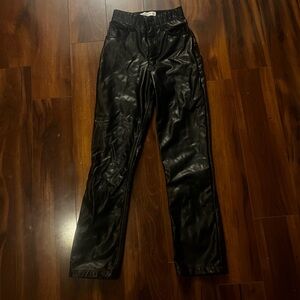 Abercrombie leather pants, 000/23 short